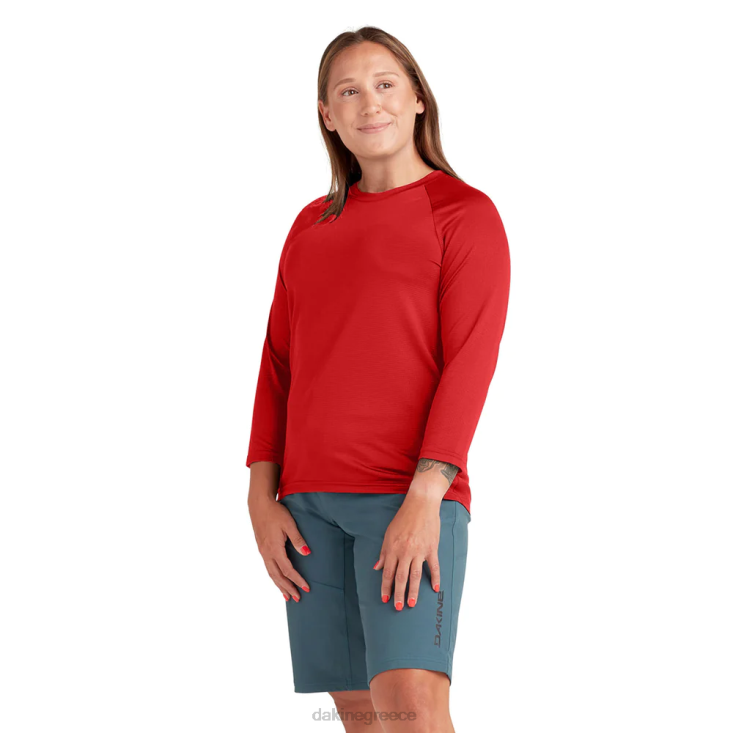 γρ Dakine γυναίκες σύγκλινο φανέλα 3/4 σκίσιμο κόκκινο 4D06T309 είδη ένδυσης