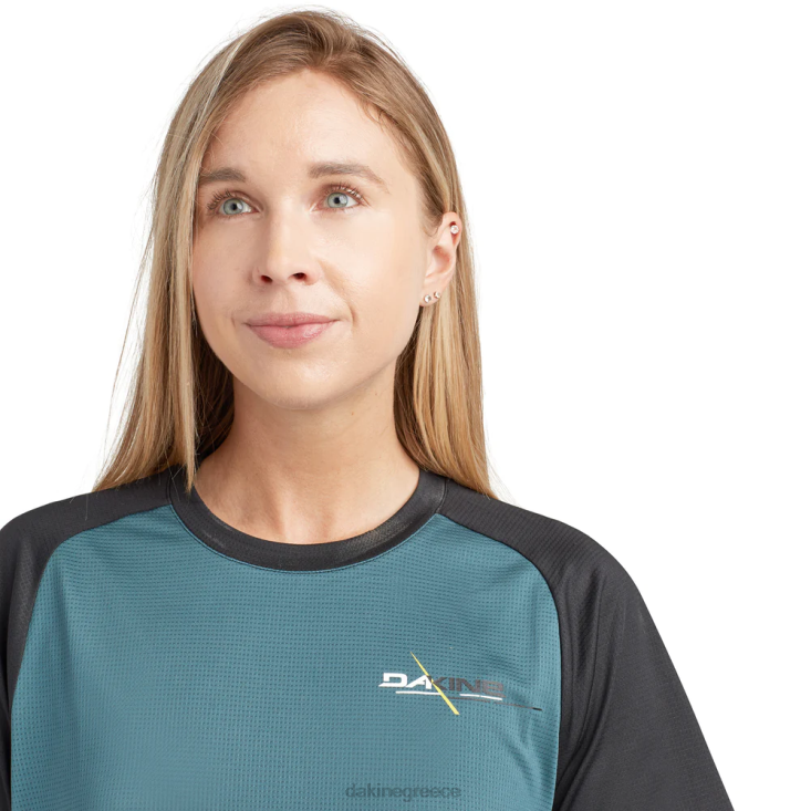 γρ Dakine γυναίκες σύγκλινο κοντομάνικο ζέρσεϊ γαλαξιακό μπλε 4D06T279 είδη ένδυσης