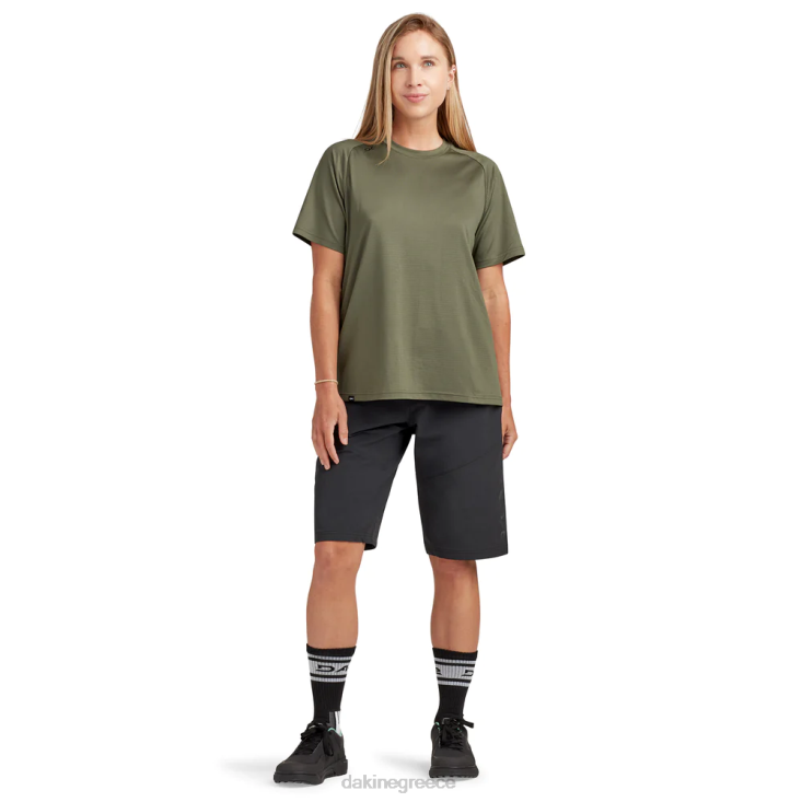 γρ Dakine γυναίκες σύγκλινο κοντομάνικο ζέρσεϊ καναπέ πράσινο 4D06T280 είδη ένδυσης