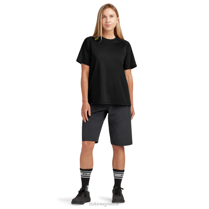 γρ Dakine γυναίκες σύγκλινο κοντομάνικο ζέρσεϊ μαύρη εξέλιξη 4D06T281 είδη ένδυσης
