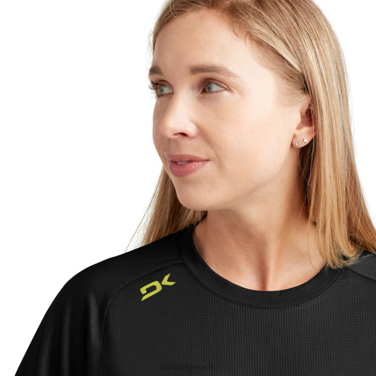 γρ Dakine γυναίκες σύγκλινο κοντομάνικο ζέρσεϊ μαύρη εξέλιξη 4D06T281 είδη ένδυσης