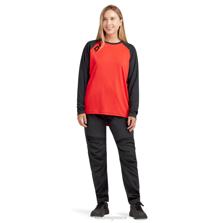 γρ Dakine γυναίκες μακρυμάνικη φανέλα ποδηλάτου Thrillium σκίσιμο κόκκινο 4D06T266 είδη ένδυσης