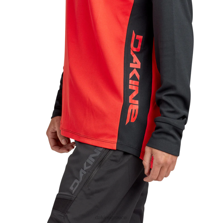 γρ Dakine γυναίκες μακρυμάνικη φανέλα ποδηλάτου Thrillium σκίσιμο κόκκινο 4D06T266 είδη ένδυσης