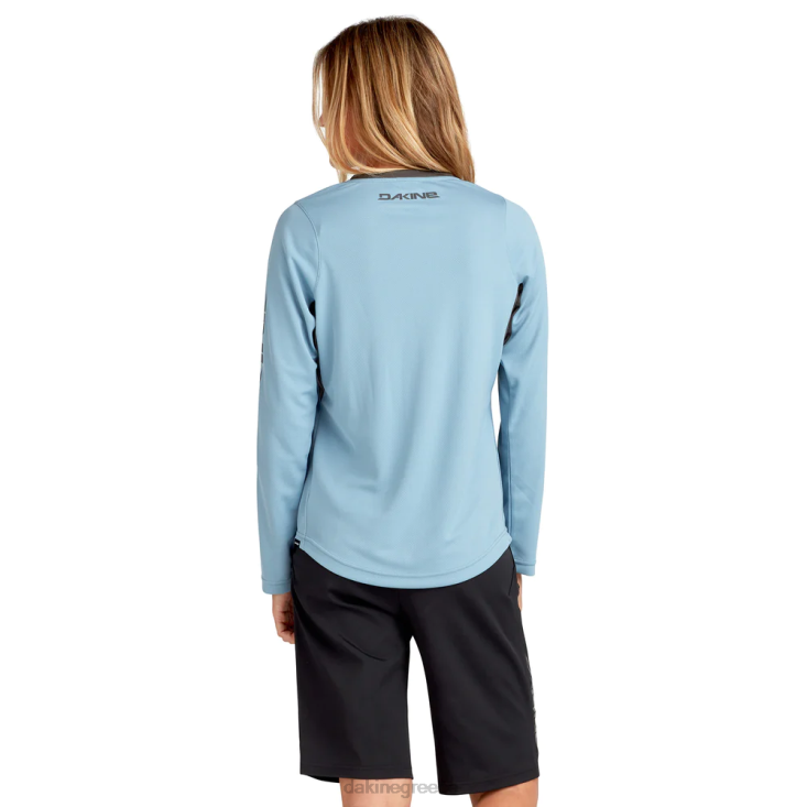 γρ Dakine γυναίκες μακρυμάνικη φανέλα ποδηλάτου Thrillium μπλε κορυφογραμμή 4D06T269 είδη ένδυσης