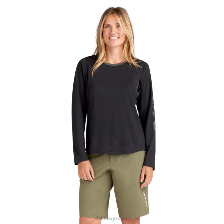 γρ Dakine γυναίκες μακρυμάνικη φανέλα ποδηλάτου Thrillium μαύρος 4D06T270 είδη ένδυσης