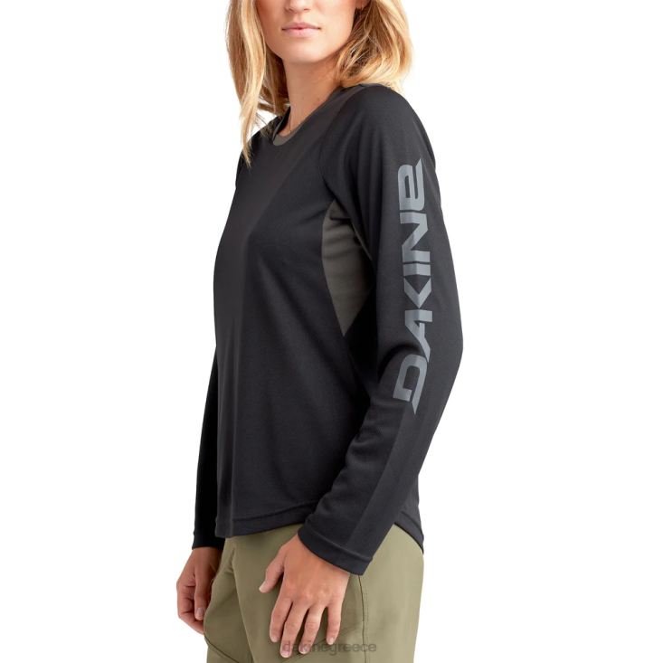 γρ Dakine γυναίκες μακρυμάνικη φανέλα ποδηλάτου Thrillium μαύρος 4D06T270 είδη ένδυσης