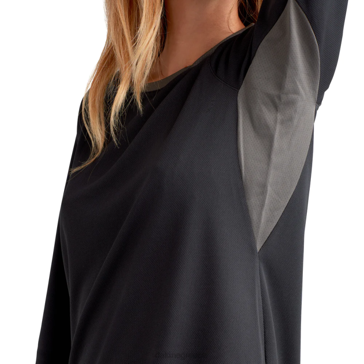 γρ Dakine γυναίκες μακρυμάνικη φανέλα ποδηλάτου Thrillium μαύρος 4D06T270 είδη ένδυσης