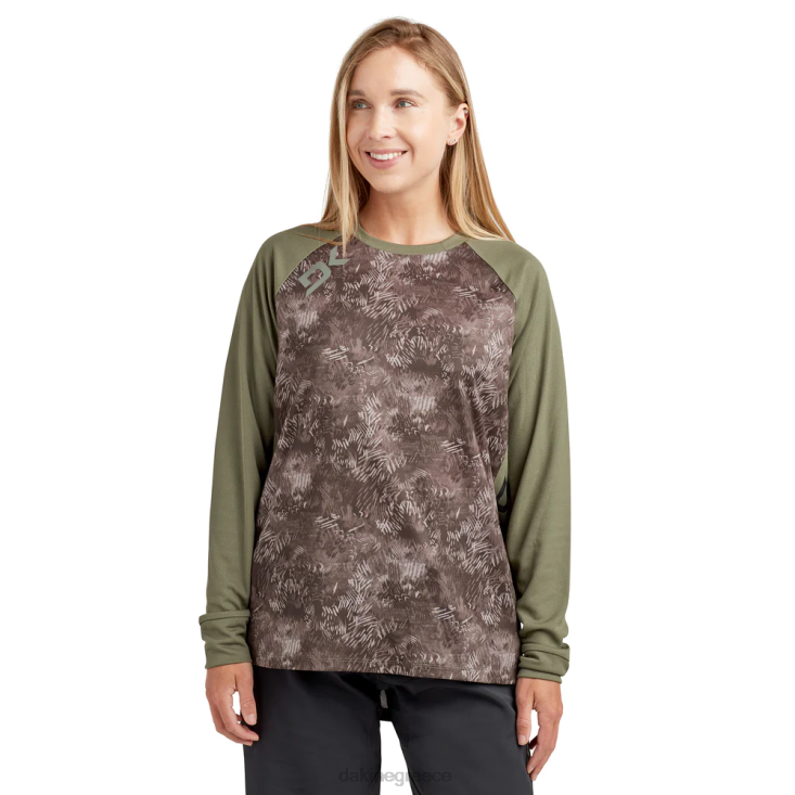 γρ Dakine γυναίκες μακρυμάνικη φανέλα ποδηλάτου Thrillium print hasher 4D06T265 είδη ένδυσης