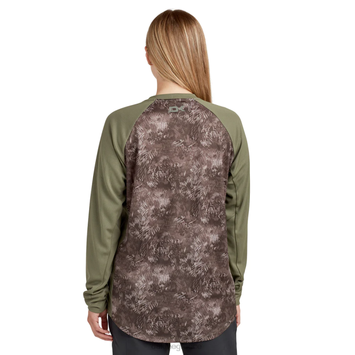 γρ Dakine γυναίκες μακρυμάνικη φανέλα ποδηλάτου Thrillium print hasher 4D06T265 είδη ένδυσης