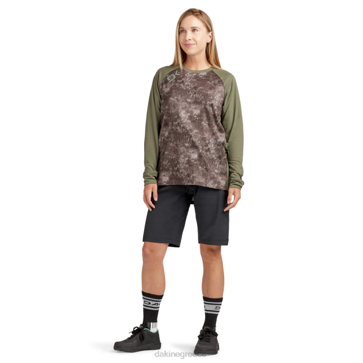 γρ Dakine γυναίκες μακρυμάνικη φανέλα ποδηλάτου Thrillium print hasher 4D06T265 είδη ένδυσης