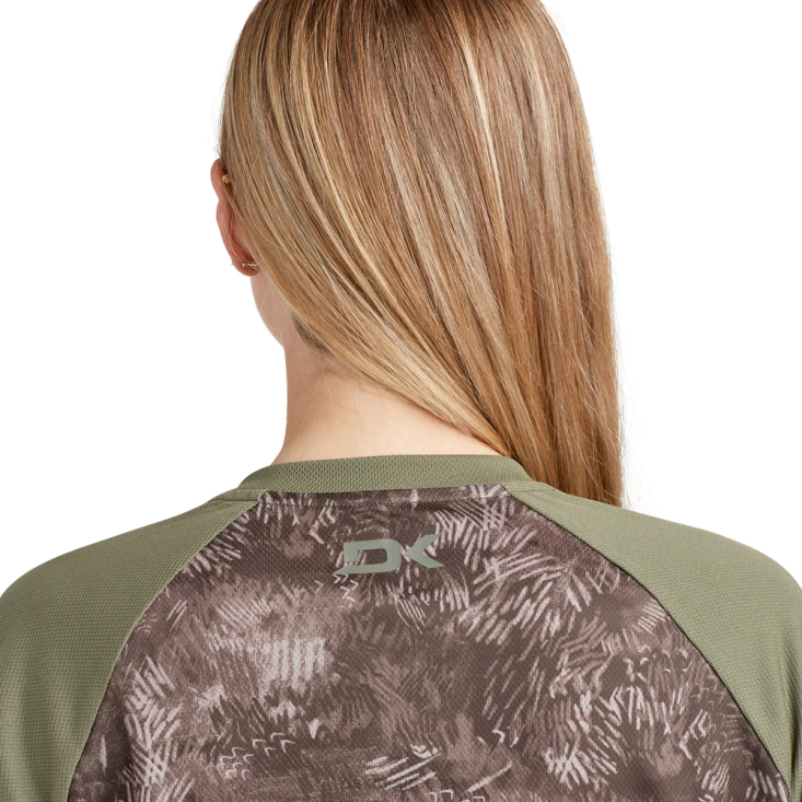 γρ Dakine γυναίκες μακρυμάνικη φανέλα ποδηλάτου Thrillium print hasher 4D06T265 είδη ένδυσης