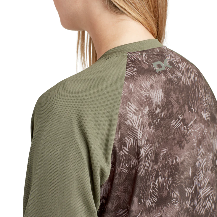 γρ Dakine γυναίκες μακρυμάνικη φανέλα ποδηλάτου Thrillium print hasher 4D06T265 είδη ένδυσης