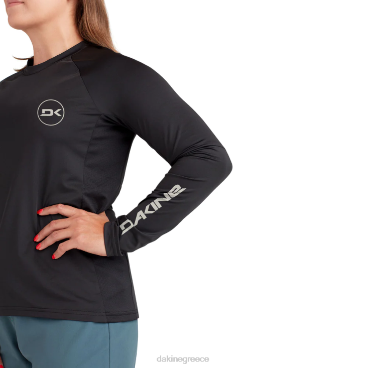 γρ Dakine γυναίκες Vectra μακρυμάνικη φανέλα ποδηλάτου μαύρος 4D06T332 είδη ένδυσης
