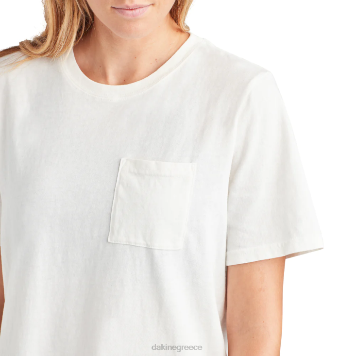 γρ Dakine γυναίκες cruiser βαρέων βαρών κοντομάνικο μπλουζάκι τσέπης σερφάρετε λευκό 4D06T357 είδη ένδυσης