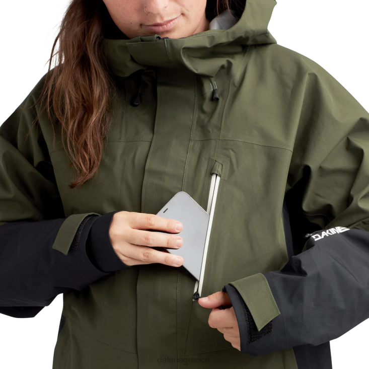 γρ Dakine γυναίκες Μπουφάν stoker gore-tex 3l πράσινο τύρφη 4D06T275 είδη ένδυσης