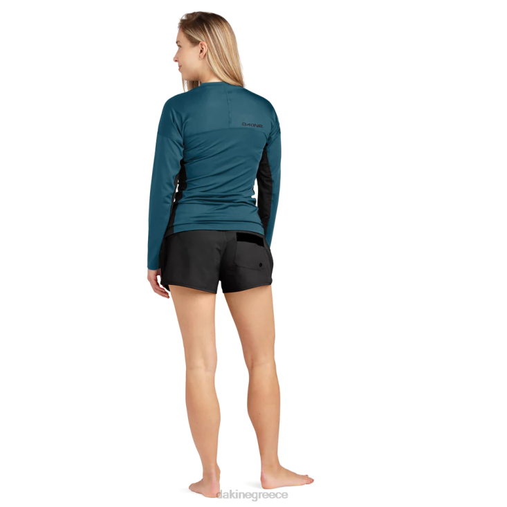 γρ Dakine γυναίκες hd άνετη εφαρμογή μακριά μανίκια rashguard πλήρωμα γαλαξιακό μπλε 4D06T346 είδη ένδυσης