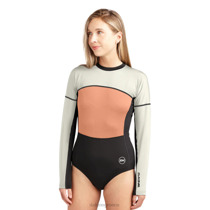 γρ Dakine γυναίκες hd σέρφινγκ μακρυμάνικο rashguard κοραλλιογενή ύφαλο 4D06T780 είδη ένδυσης