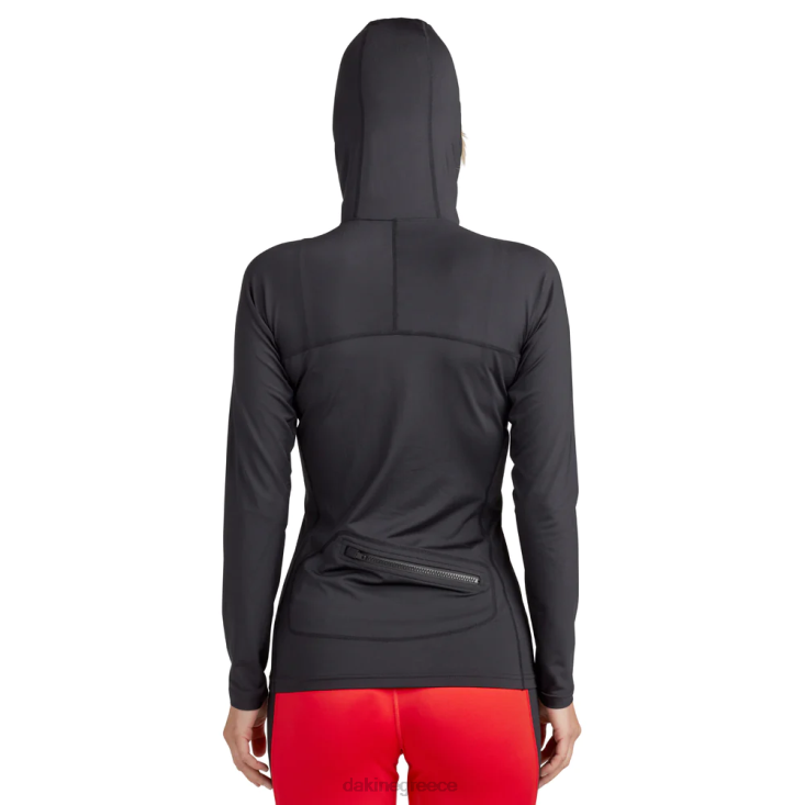 γρ Dakine γυναίκες hd άνετη εφαρμογή rashguard hoodie μαύρος 4D06T772 είδη ένδυσης