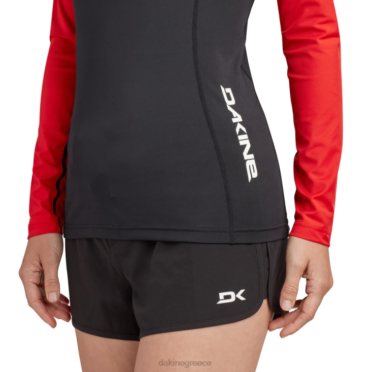 γρ Dakine γυναίκες hd άνετη εφαρμογή rashguard hoodie σκίσιμο κόκκινο 4D06T773 είδη ένδυσης