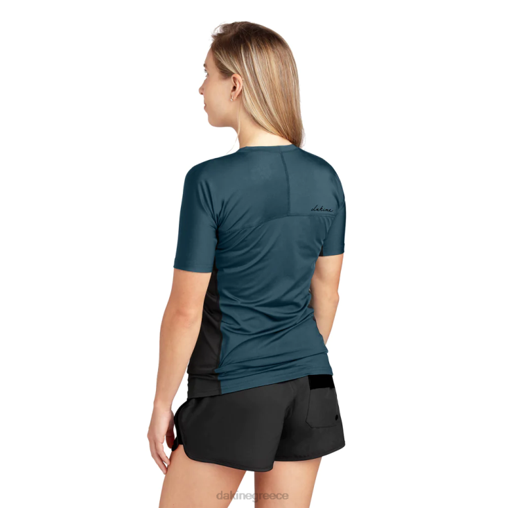 γρ Dakine γυναίκες hd snug fit κοντομάνικο rashguard πλήρωμα γαλαξιακό μπλε 4D06T336 είδη ένδυσης