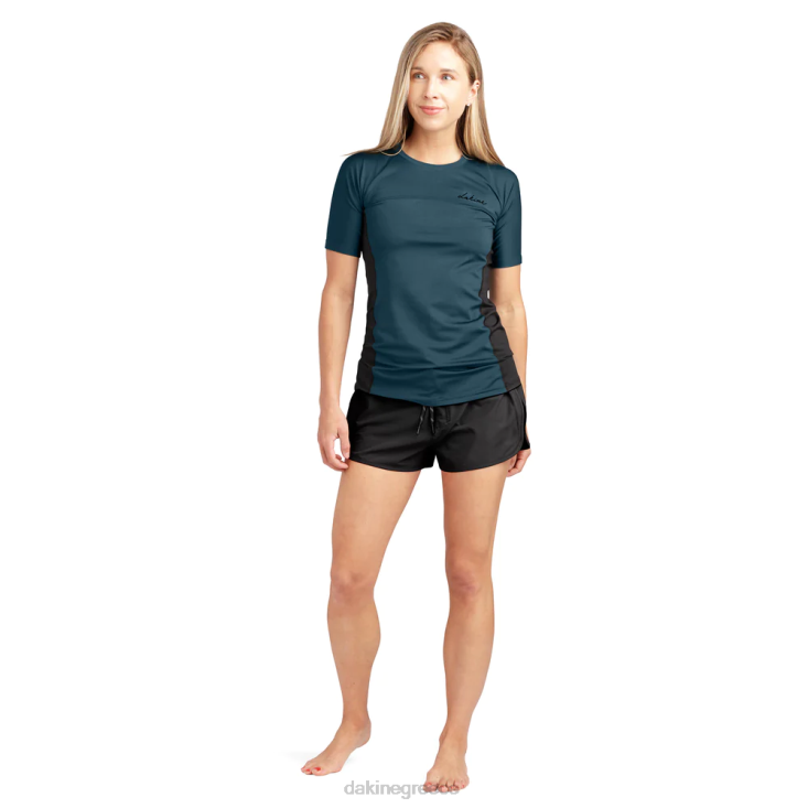 γρ Dakine γυναίκες hd snug fit κοντομάνικο rashguard πλήρωμα γαλαξιακό μπλε 4D06T336 είδη ένδυσης