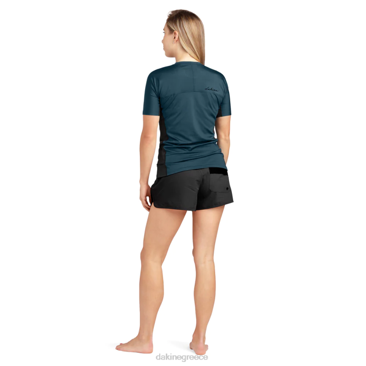 γρ Dakine γυναίκες hd snug fit κοντομάνικο rashguard πλήρωμα γαλαξιακό μπλε 4D06T336 είδη ένδυσης