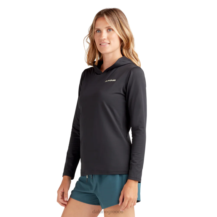 γρ Dakine γυναίκες mission loose εφαρμογή με μακριά μανίκια rashguard hoodie μαύρος 4D06T289 είδη ένδυσης
