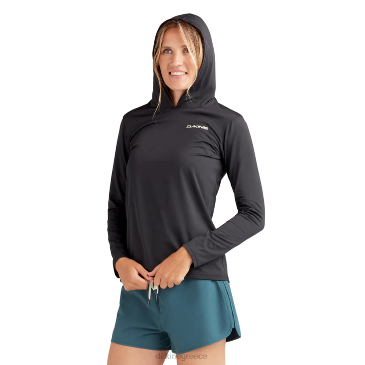 γρ Dakine γυναίκες mission loose εφαρμογή με μακριά μανίκια rashguard hoodie μαύρος 4D06T289 είδη ένδυσης