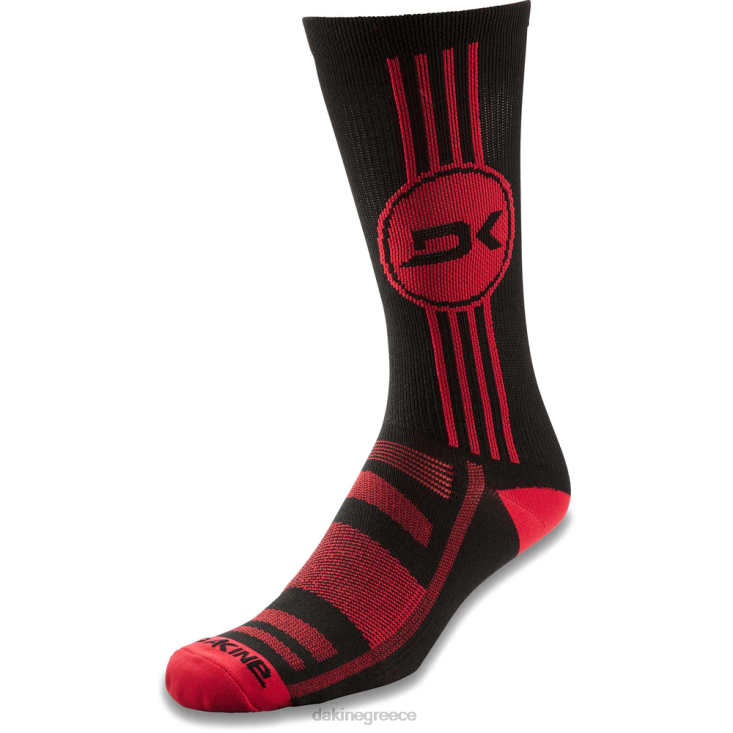 γρ Dakine άνδρες κάλτσα πληρώματος singletrack μαύρο κόκκινο 4D06T592 αξεσουάρ