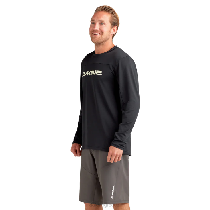 γρ Dakine άνδρες σύγκλινο μακρυμάνικο φανέλα ποδηλάτου μαύρο - 22 4D06T149 είδη ένδυσης