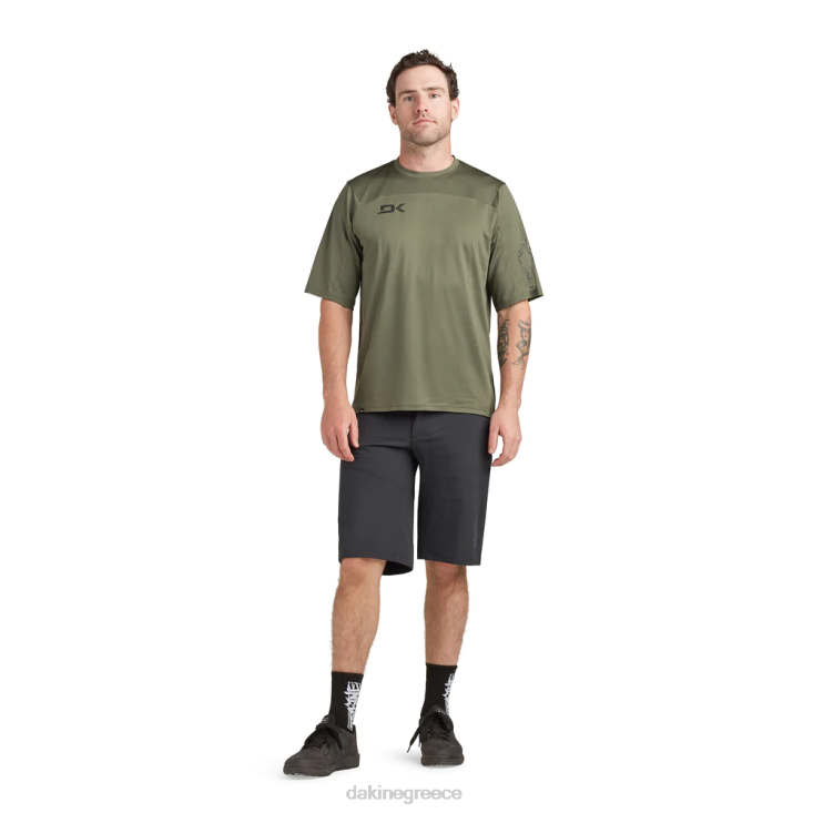 γρ Dakine άνδρες σύγκλινο κοντομάνικο τζέρσεϊ ποδηλάτου καναπέ πράσινο 4D06T132 είδη ένδυσης