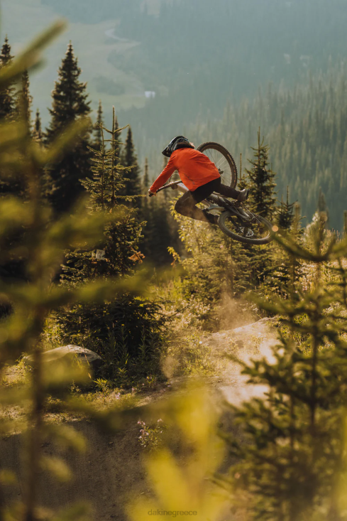 γρ Dakine άνδρες σύγκλινο μακρυμάνικο φανέλα ποδηλάτου σκίσιμο κόκκινο 4D06T140 είδη ένδυσης