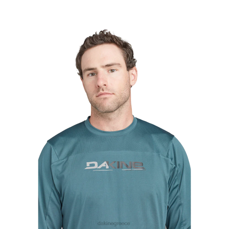 γρ Dakine άνδρες σύγκλινο μακρυμάνικο φανέλα ποδηλάτου γαλαξιακό μπλε 4D06T142 είδη ένδυσης