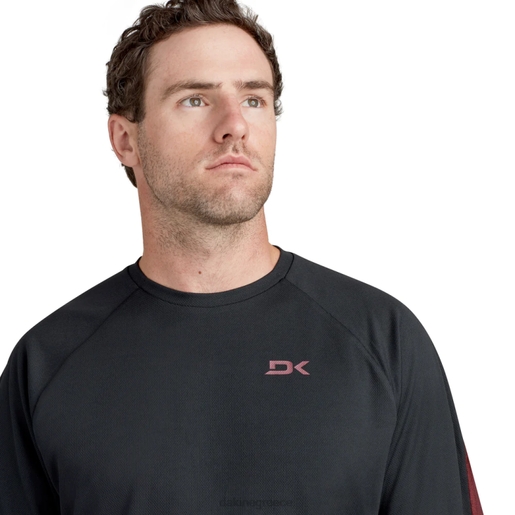 γρ Dakine άνδρες σκουρόχρωμη κοντομάνικη φανέλα βυσσινί προσγείωση 4D06T159 είδη ένδυσης