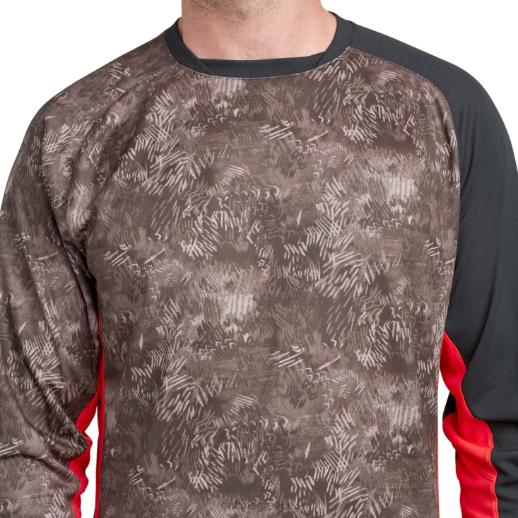 γρ Dakine άνδρες μακρυμάνικη φανέλα ποδηλάτου Thrillium print hasher 4D06T156 είδη ένδυσης