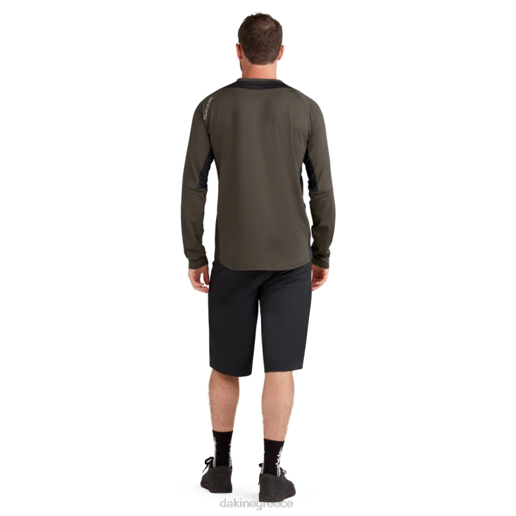 γρ Dakine άνδρες Vectra μακρυμάνικη φανέλα ποδηλάτου πράσινο τύρφη 4D06T173 είδη ένδυσης