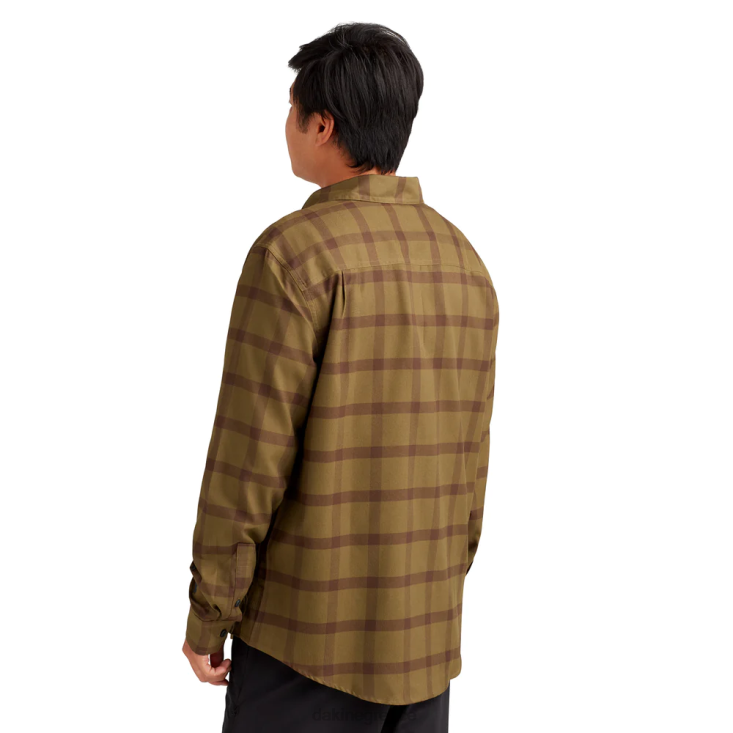 γρ Dakine άνδρες φορτιστή φανέλα πουκάμισο στρατόπεδο καφέ καρό 4D06T57 είδη ένδυσης