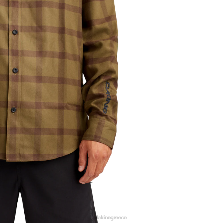 γρ Dakine άνδρες φορτιστή φανέλα πουκάμισο στρατόπεδο καφέ καρό 4D06T57 είδη ένδυσης