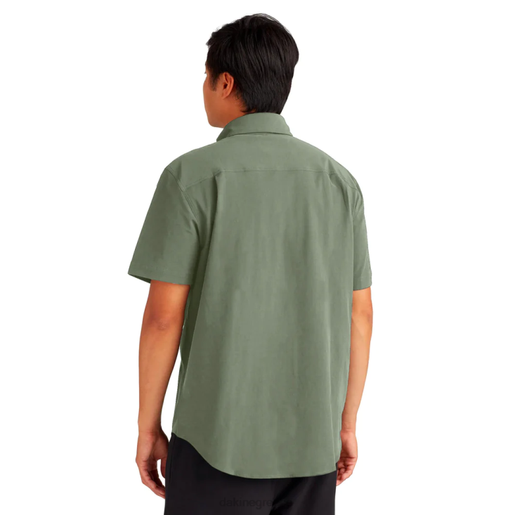 γρ Dakine άνδρες κοντομάνικο πουκάμισο με υπήνεμο κουμπί πράσινο τύρφη 4D06T63 είδη ένδυσης