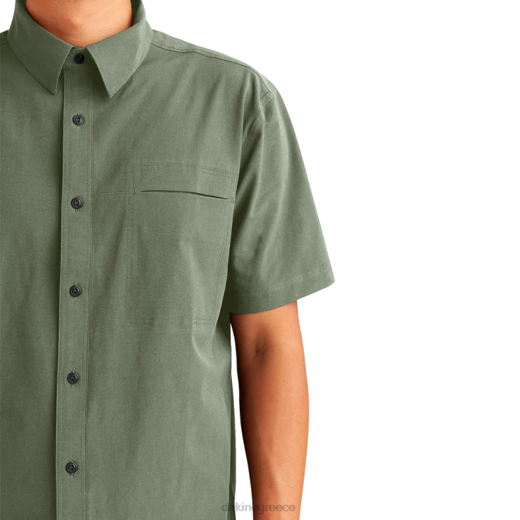 γρ Dakine άνδρες κοντομάνικο πουκάμισο με υπήνεμο κουμπί πράσινο τύρφη 4D06T63 είδη ένδυσης