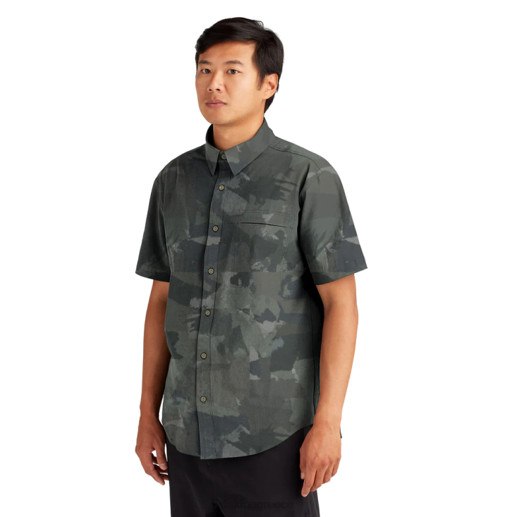 γρ Dakine άνδρες κοντομάνικο πουκάμισο με υπήνεμο κουμπί κορυφή camo 4D06T64 είδη ένδυσης