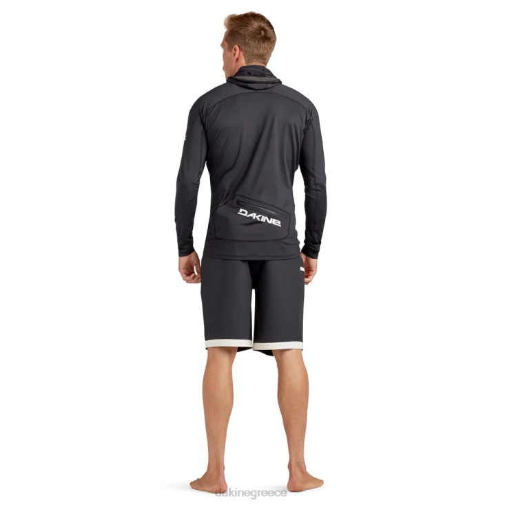 γρ Dakine άνδρες hd άνετη εφαρμογή με μακριά μανίκια rashguard hoodie μαύρος 4D06T236 είδη ένδυσης