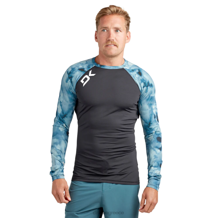 γρ Dakine άνδρες hd άνετη εφαρμογή μακριά μανίκια rashguard πλήρωμα εκτύπωση indigogo 4D06T228 είδη ένδυσης