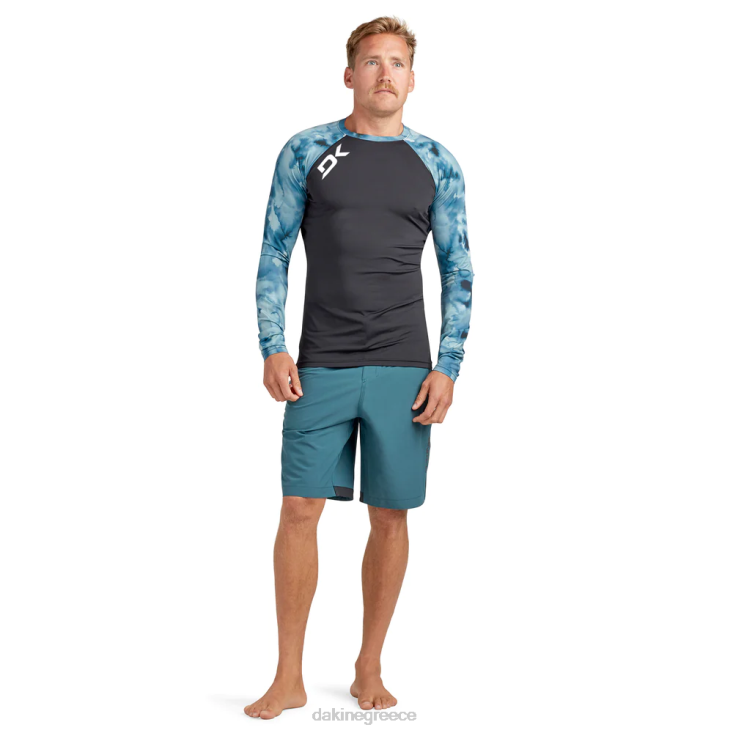 γρ Dakine άνδρες hd άνετη εφαρμογή μακριά μανίκια rashguard πλήρωμα εκτύπωση indigogo 4D06T228 είδη ένδυσης