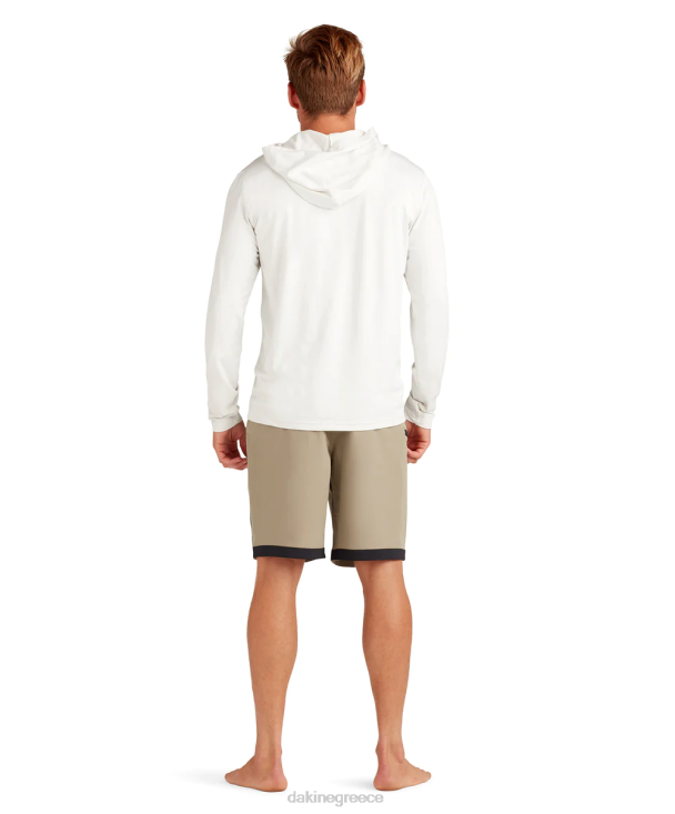 γρ Dakine άνδρες mission loose εφαρμογή με μακριά μανίκια rashguard hoodie σερφάρετε λευκό 4D06T249 είδη ένδυσης