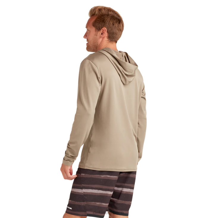 γρ Dakine άνδρες mission loose εφαρμογή με μακριά μανίκια rashguard hoodie terra khaki 4D06T250 είδη ένδυσης