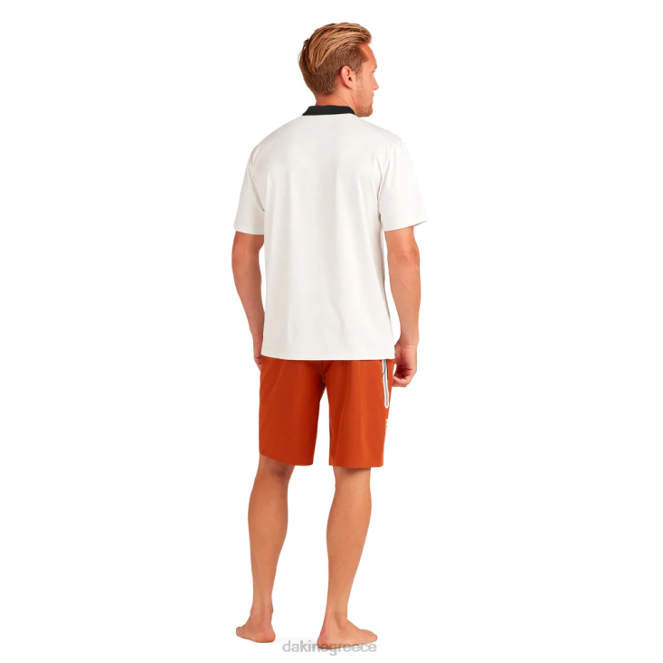 γρ Dakine άνδρες ρίζες χαλαρή εφαρμογή κοντομάνικο rashguard πλήρωμα σερφάρετε λευκό/μαύρο 4D06T239 είδη ένδυσης