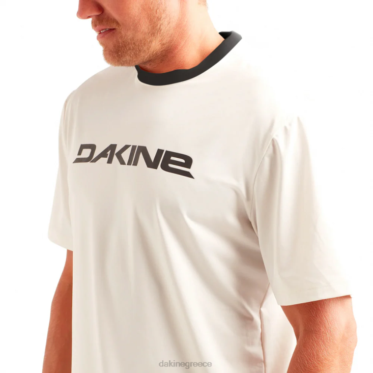 γρ Dakine άνδρες ρίζες χαλαρή εφαρμογή κοντομάνικο rashguard πλήρωμα σερφάρετε λευκό/μαύρο 4D06T239 είδη ένδυσης