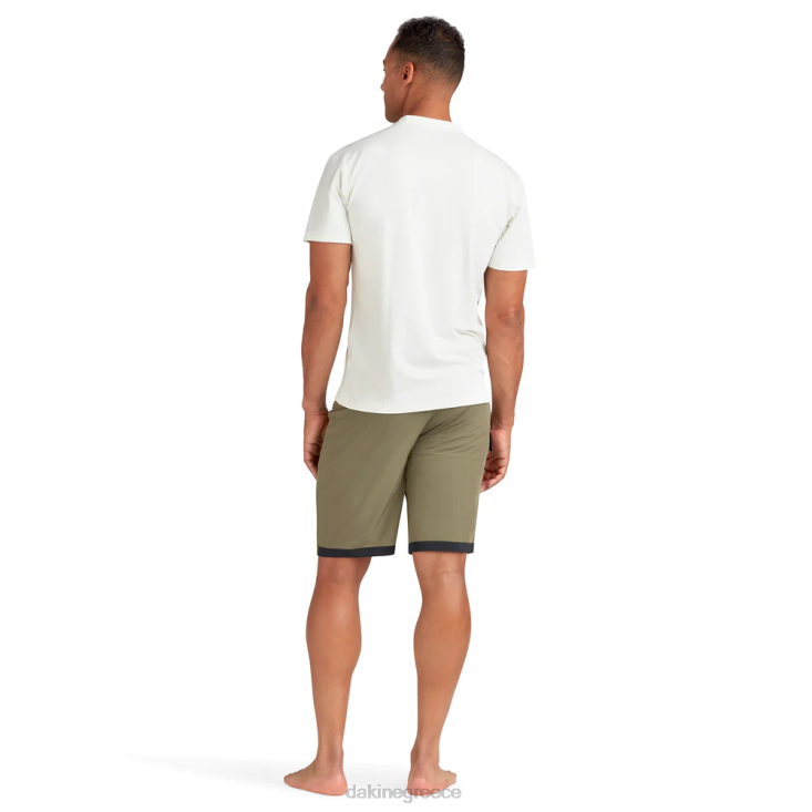 γρ Dakine άνδρες ρίζες χαλαρή εφαρμογή κοντομάνικο rashguard πλήρωμα σερφάρετε λευκό 4D06T240 είδη ένδυσης