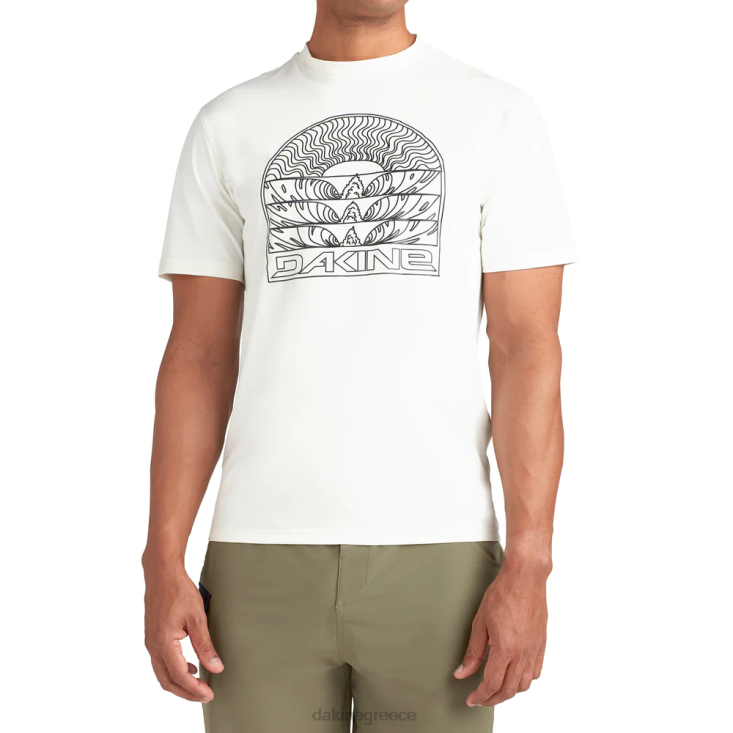 γρ Dakine άνδρες ρίζες χαλαρή εφαρμογή κοντομάνικο rashguard πλήρωμα σερφάρετε λευκό 4D06T240 είδη ένδυσης